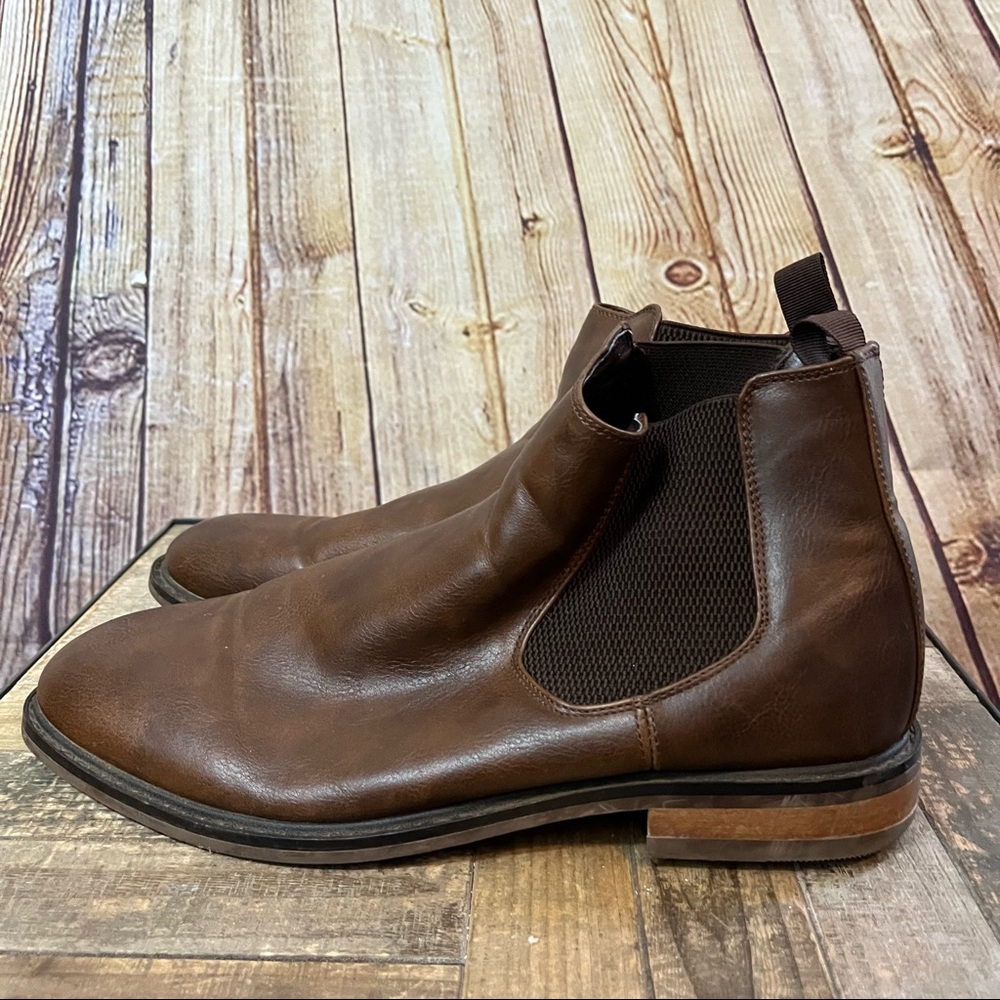 Ashford Hayes mens brown casual slip on shoes size 11
